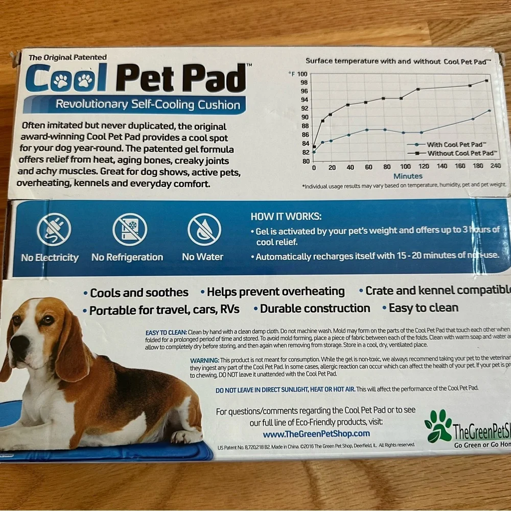 Cool Pet Pad Self-Cooling Cushion Medium
